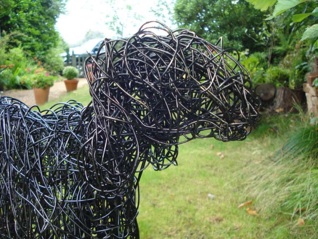 sheep sculpture for the garden
